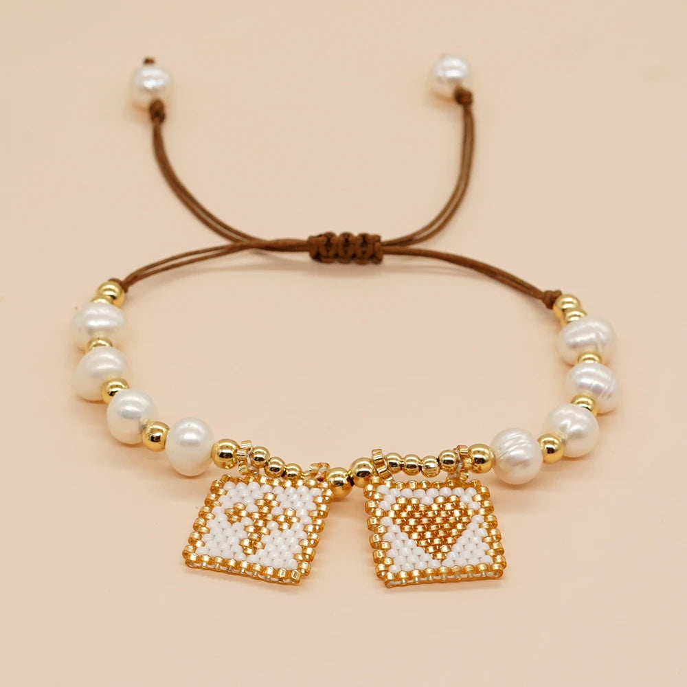 Beaded Pearl Scapular Bracelet – Faith & Elegance in Every Detail