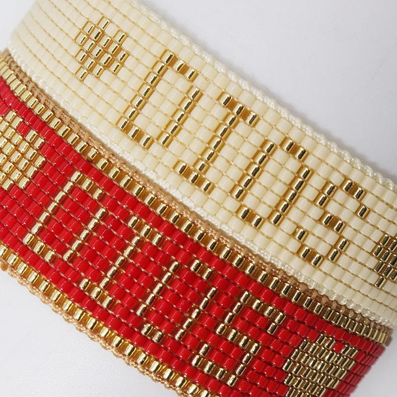 Beaded Bracelet “DIOS” – Handmade Faith & Elegance