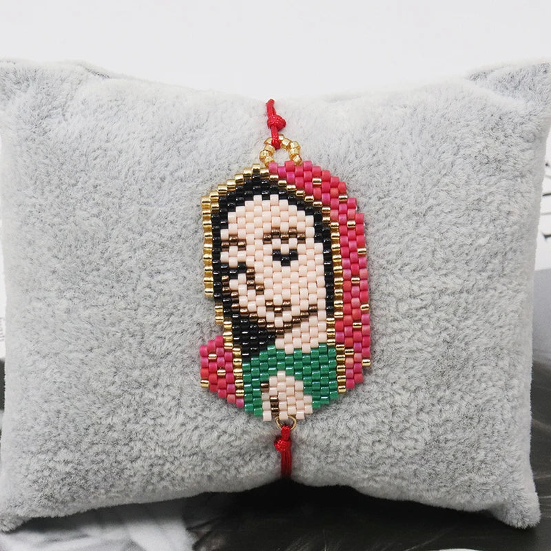 Our Lady of Guadalupe Beaded Bracelet – Handmade Faith Jewelry