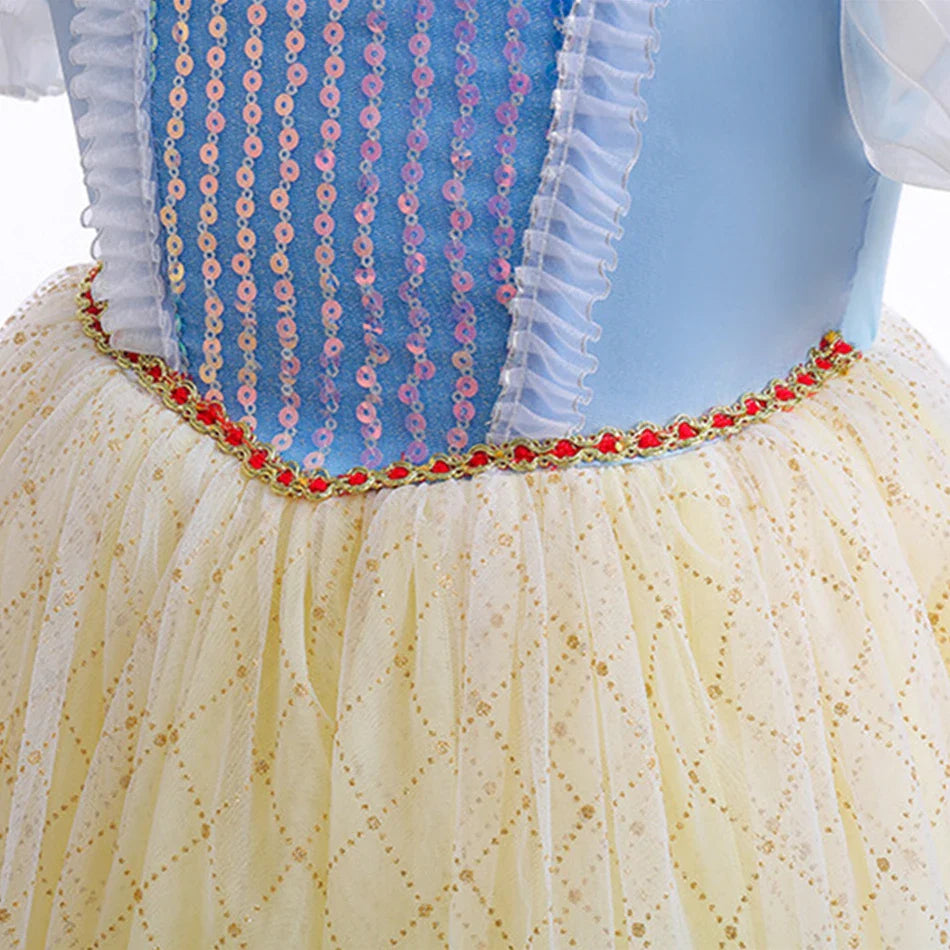 Snow White Kids' Costume with Tulle
