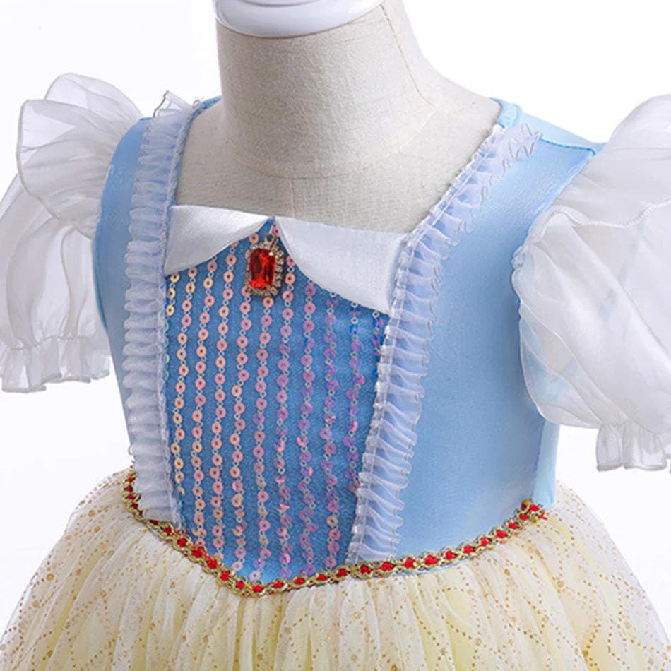 Snow White Kids' Costume with Tulle