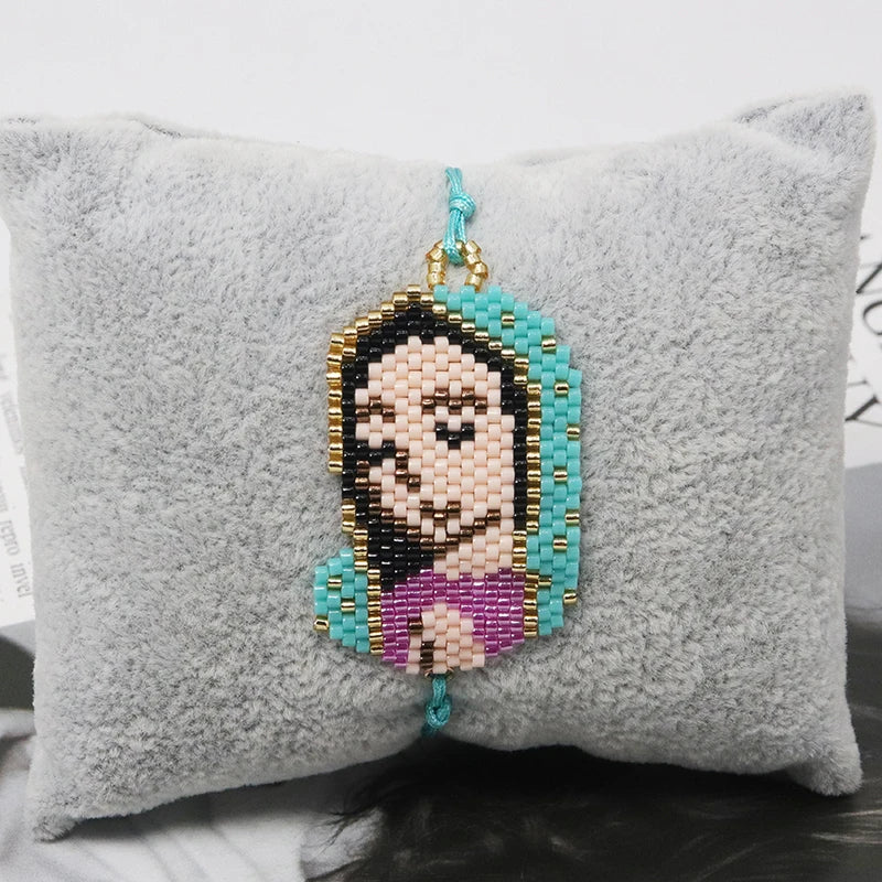 Our Lady of Guadalupe Beaded Bracelet – Handmade Faith Jewelry