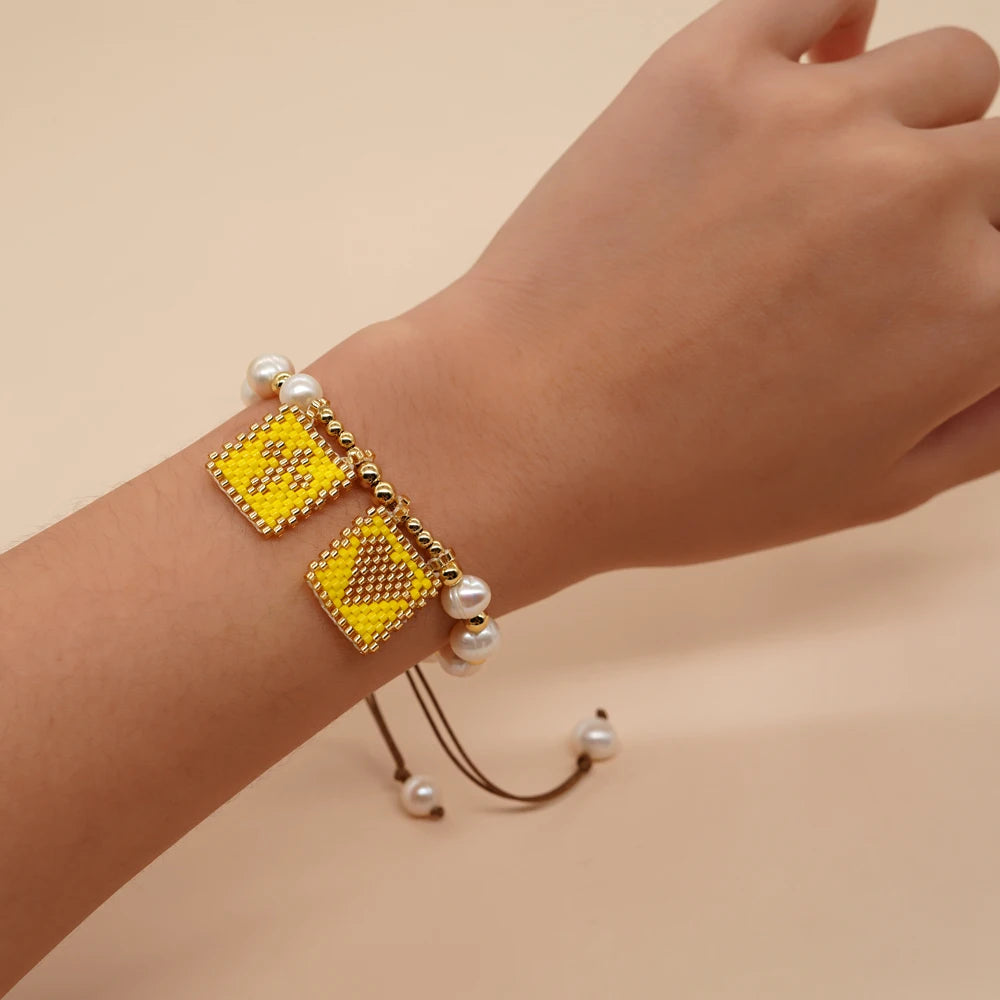 Beaded Pearl Scapular Bracelet – Faith & Elegance in Every Detail