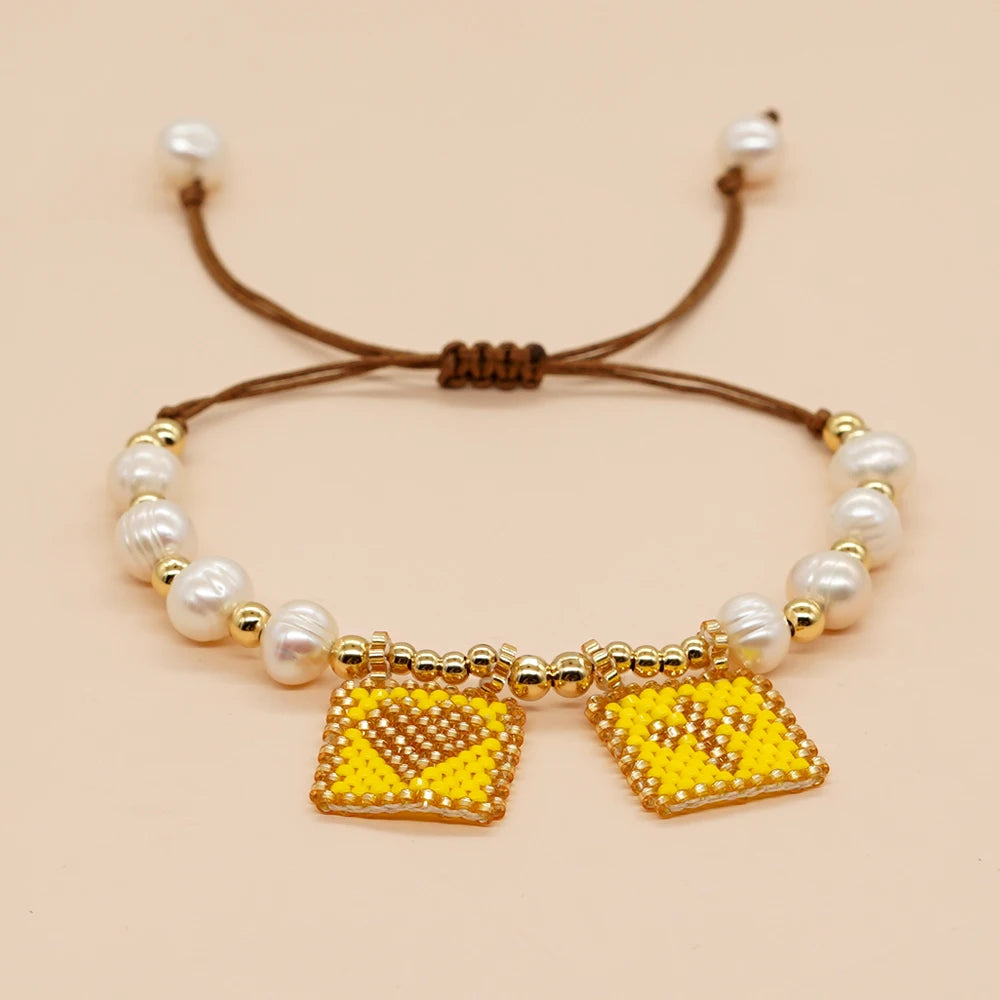 Beaded Pearl Scapular Bracelet – Faith & Elegance in Every Detail