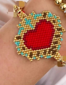 Sacred Heart Beaded Bracelet Collection – Faith & Devotion