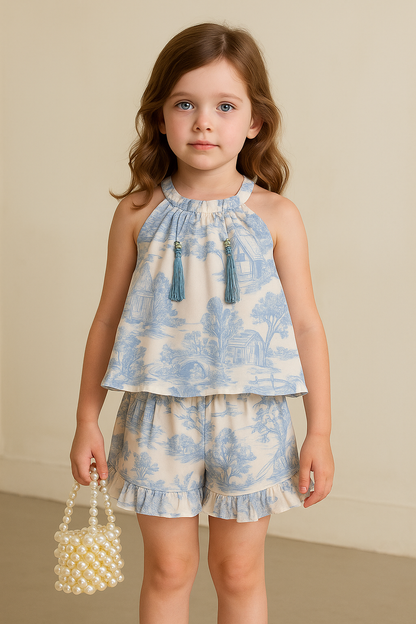 Delicate Blue Summer Set