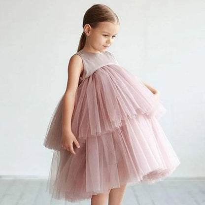 Layered Tulle Kids' Dress
