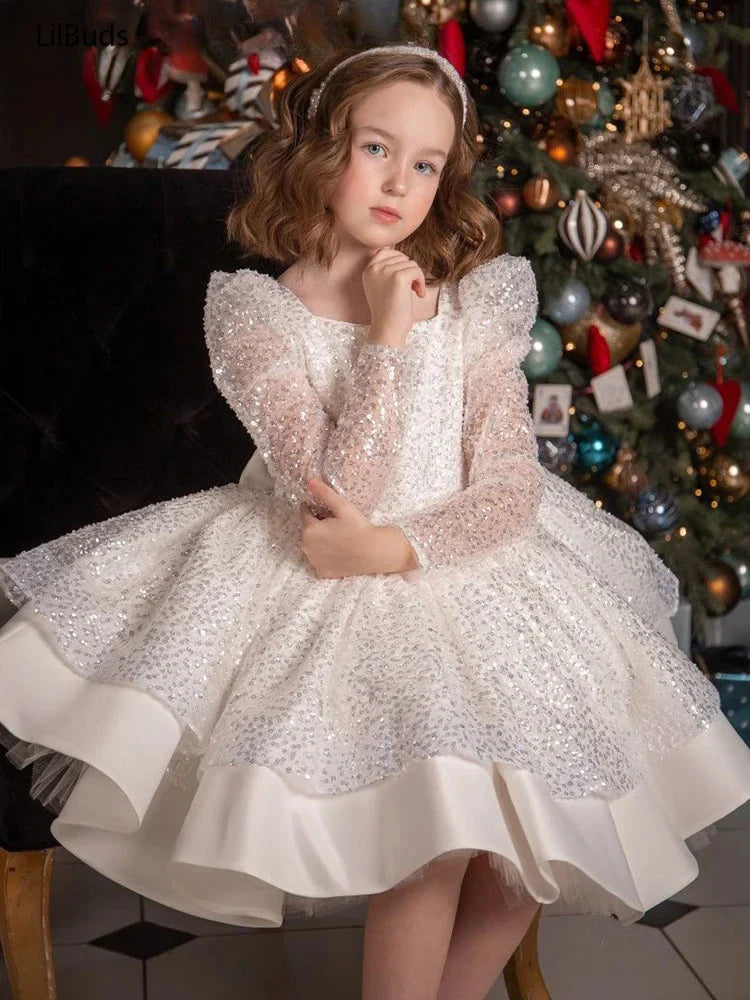 Crystal Charm Kids' Party Dress
