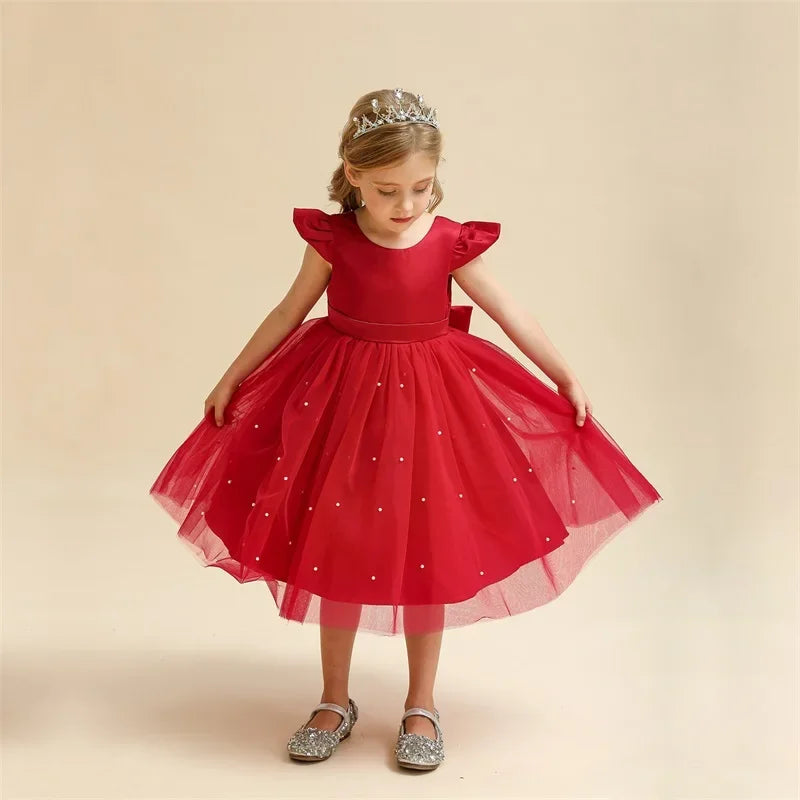 Alice Red Kids' Party Dress