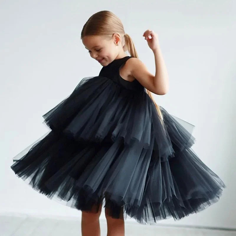 Layered Tulle Kids' Dress