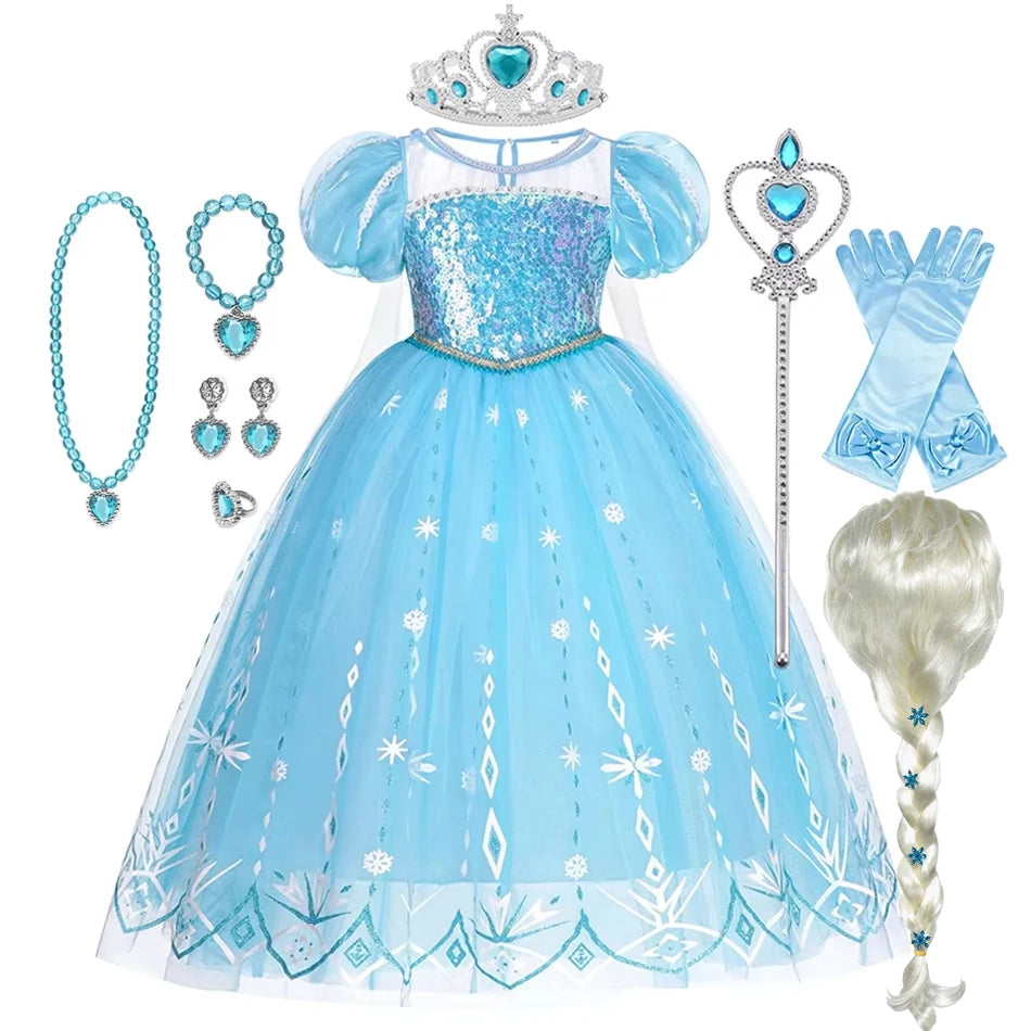 Elsa Complete Costume Set for Girls