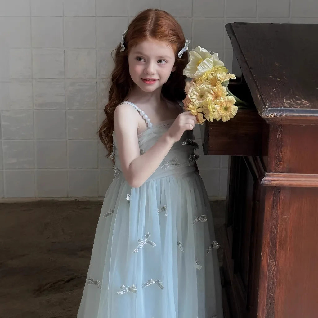 Bluebell Bow Children's Party Dress