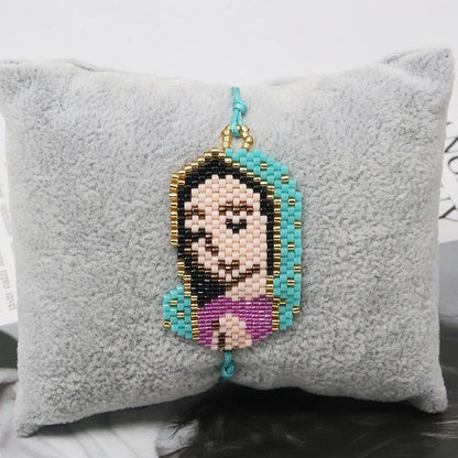 Our Lady of Guadalupe Beaded Bracelet – Handmade Faith Jewelry