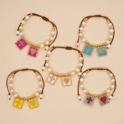 Beaded Pearl Scapular Bracelet – Faith & Elegance in Every Detail