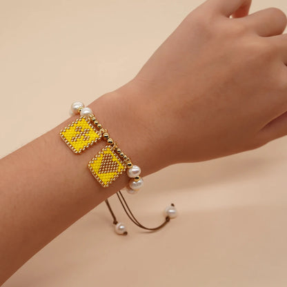 Beaded Pearl Scapular Bracelet – Faith & Elegance in Every Detail