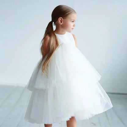 Layered Tulle Kids' Dress